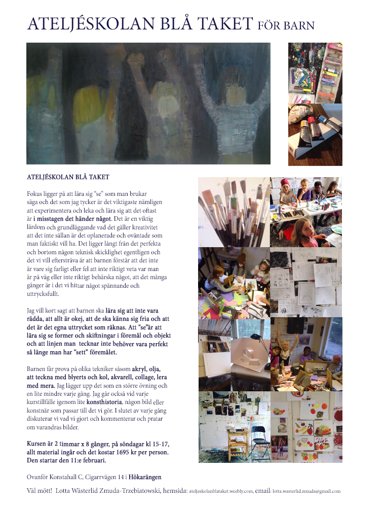 Ateljéskolan Blå Taket för barn